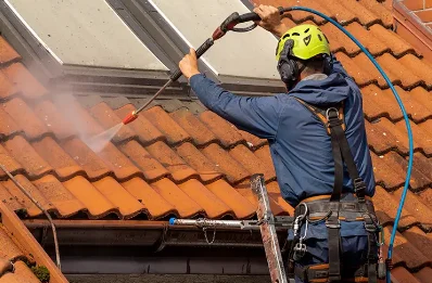 Démoussage et hydrofuge de toiture à Tharoiseau